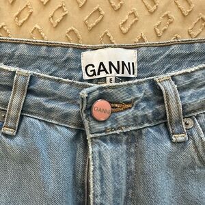 Ganni Light Blue Denim Jeans